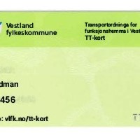 TT kort - Vestland - i Taxi 1 sine biler